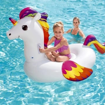 Bestway 41114-18 Aufblasbares Einhorn-Pool-Schwimmtier