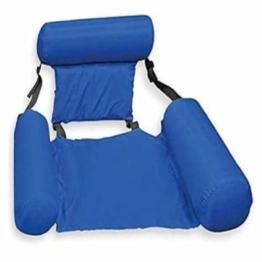 Echden Aufblasbare Wasserhängematte, Luftmatratze Pool Schwimmbett 4-in-1 Luftmatratze Wasser Faltbare Pool Matratzen luftsessel Pool für Erwachsene und Kinder Wasserhängematte Bett Liege