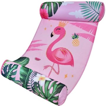 Flamingo Aufblasbare Wasserhängematte - Pool Luftmatratze Float Dauerhaft Mehrzweck Wasser Liegestuhl für Sommer Schwimmbad Party Entertainment