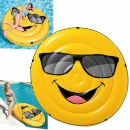 Intex 57254 Cool Guy Island, Single, Smile, 173 x 27 cm