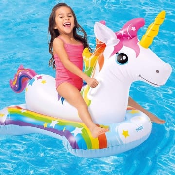 Intex 57552NP Einhorn Rutscher Schwimmtier