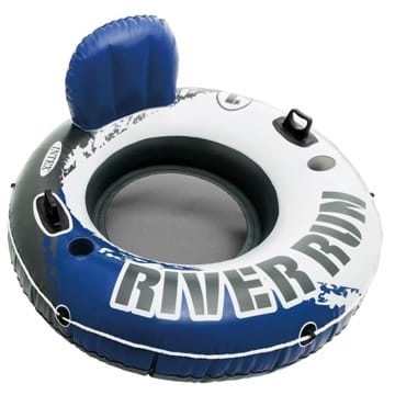 Intex River Run I - Aufblasbarer Schwimmsessel - Ø 135 cm, Weiß