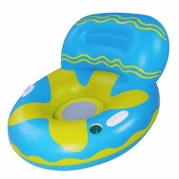 Queta Schwimmendes Bett Wasserhängematte Luftmatratze PVC Inflating Luftmatratzen mit Netz und Getränkehalter