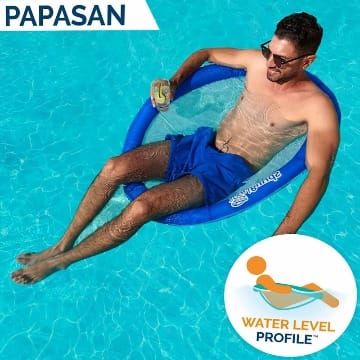 Swim Ways Spring Float Papasan, schnell aufblasbares Float, farblich Sortiert