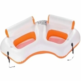 infactory Wassersessel: Aufblasbares 2-Personen-Wassersofa mit Becherhaltern (Wassercouch)